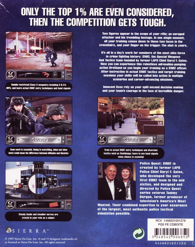 The Sierra Chest - Police Quest: SWAT: Packaging & content The Sierra Chest - Police Quest: SWAT: Packaging & content
